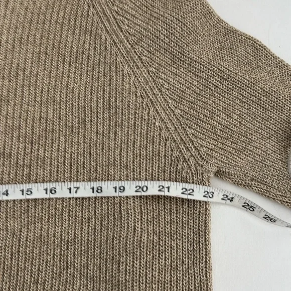 Urban Outfitters Sweater Mens L Beige Turtleneck Quiet Luxury Cottagecore Preppy - Picture 7 of 14